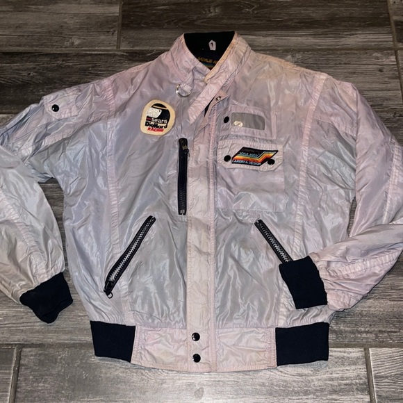 style auto Jackets & Coats Vintage 98s Die Hard Racing Scyle Auco Design Mens Medium Racing